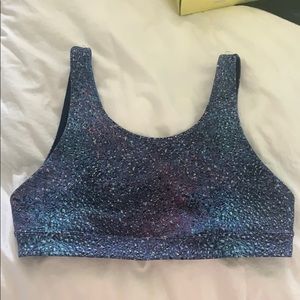 Lululemon Sports Bra Galaxy Print sz 8